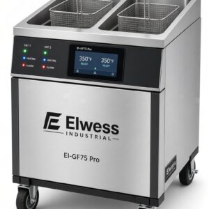 Elwess Industrial – Commercial Gas Fryer Model: EI-GF75 Pro