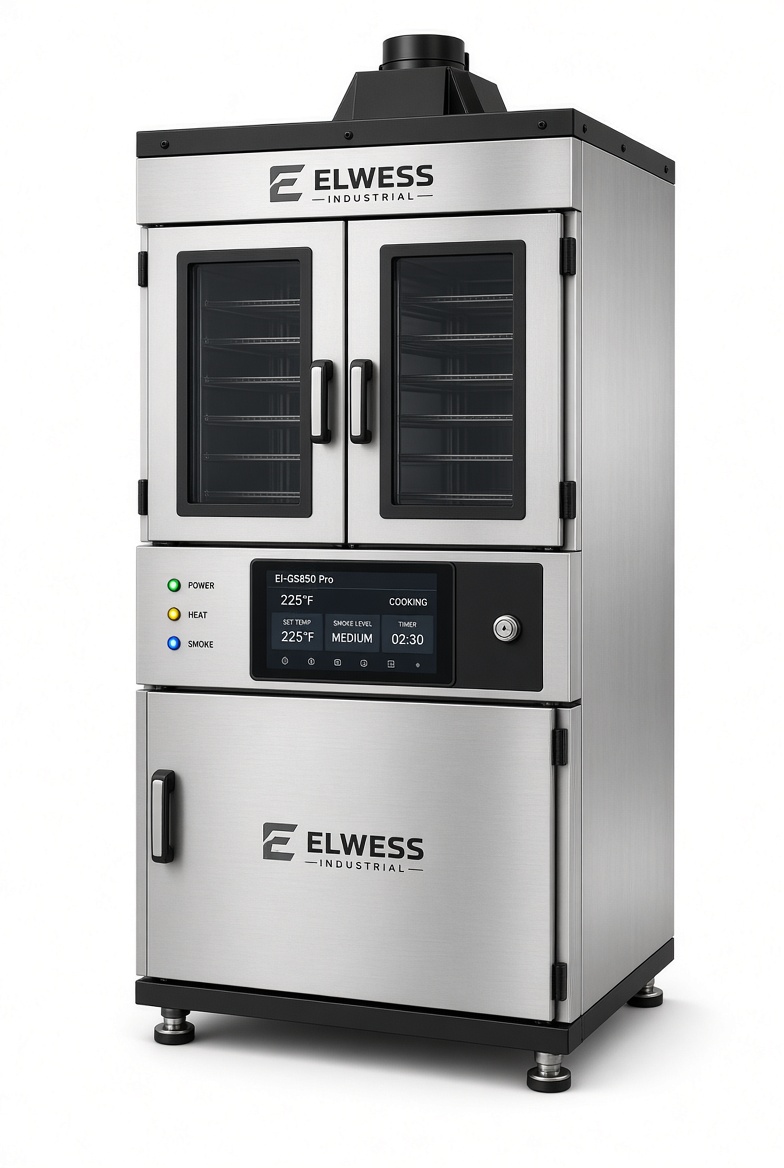 Elwess Industrial – Commercial Gas Smoker Model: EI-GS850 Pro